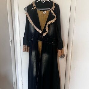 JADED GYPSY L/XL Denim Trench